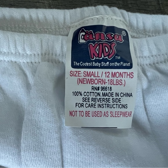 I LOVE NY by Ansa kids 2 PC SET 100% COTTON SIZE SMALL / 12 MONTHS - Picture 9 of 11